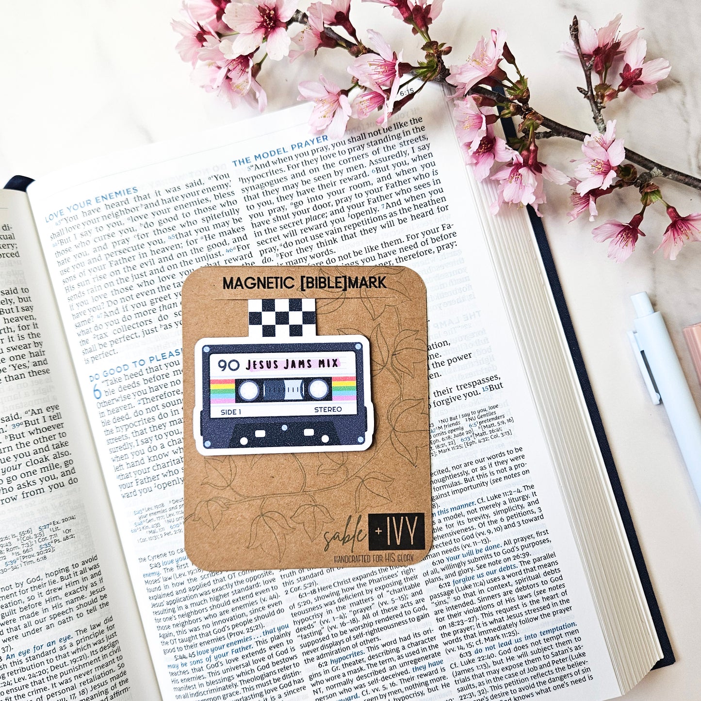 Jesus Jams Mix Tape Magnetic Glitter [BIBLE]MARK