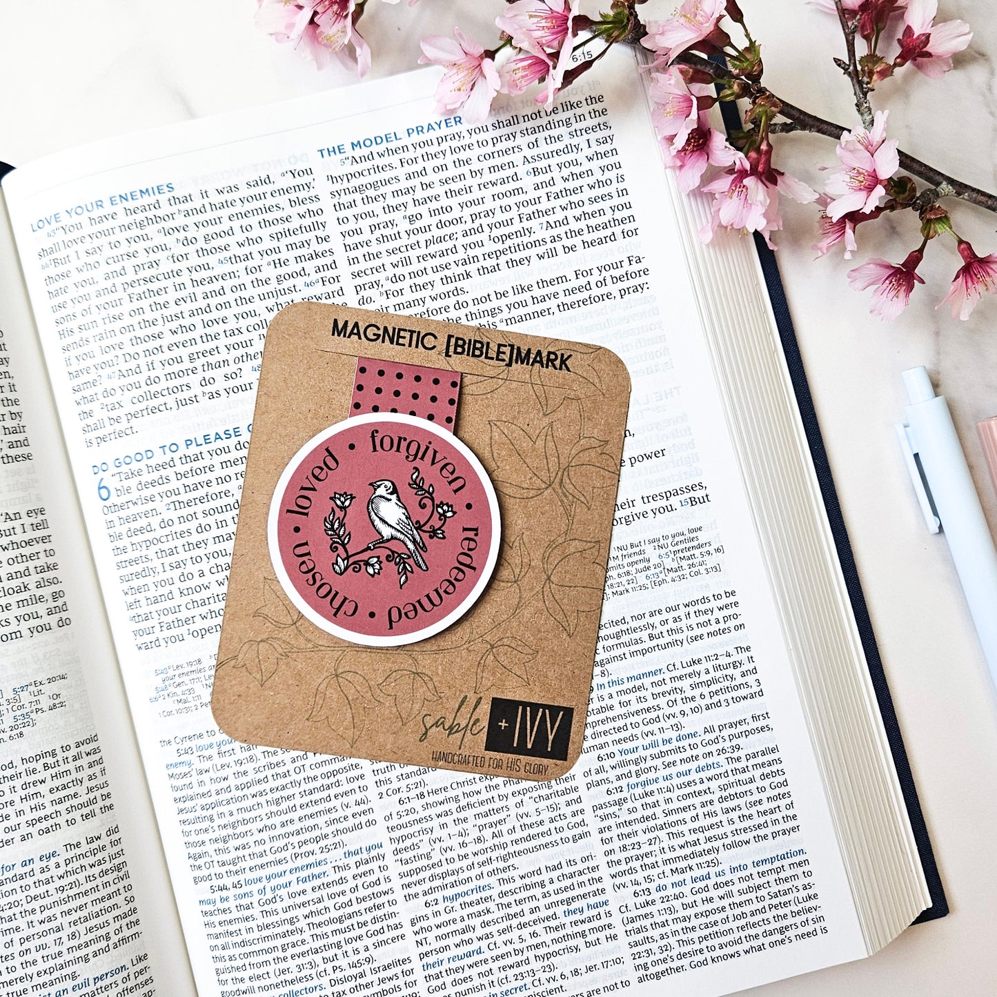 Vintage Bird Magnetic [BIBLE]MARK