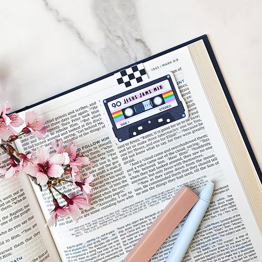 Jesus Jams Mix Tape Magnetic Glitter [BIBLE]MARK