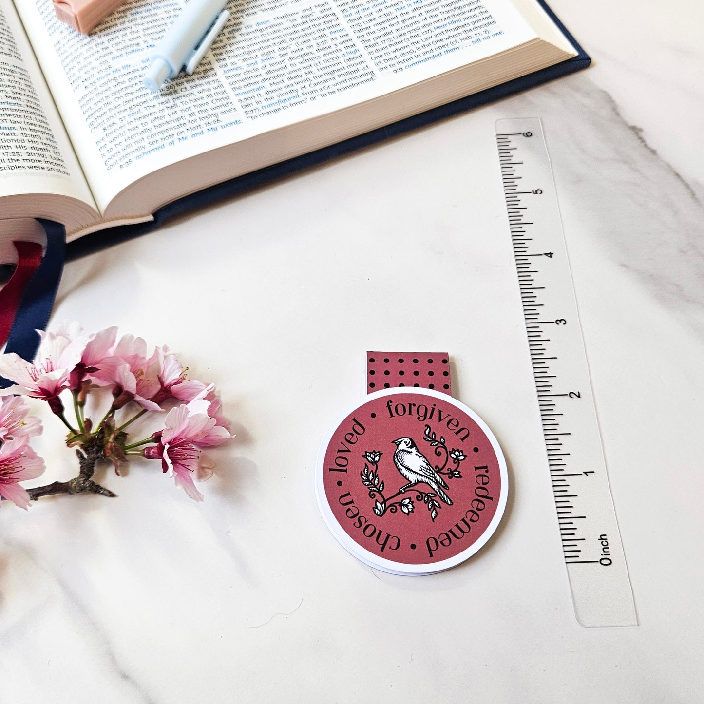 Vintage Bird Magnetic [BIBLE]MARK