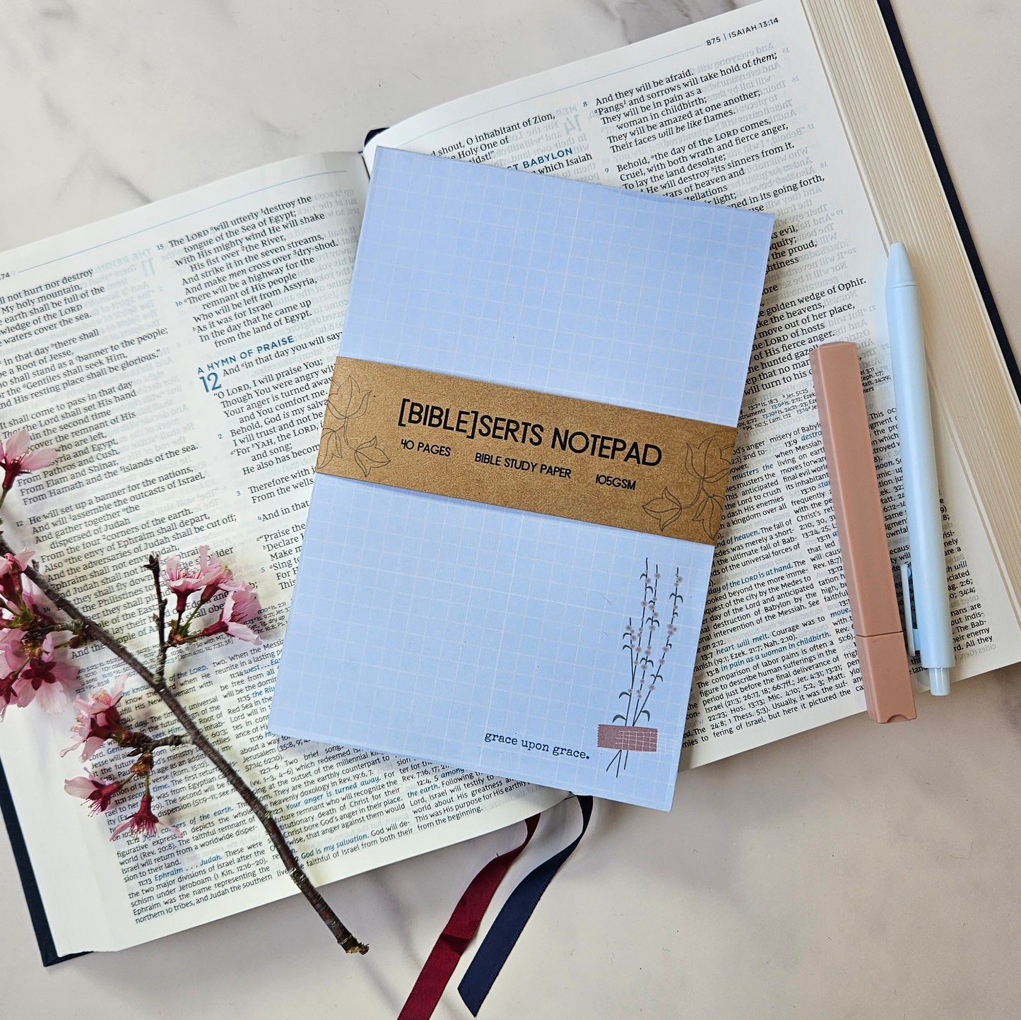 Dusty Blue [BIBLE]SERTS Stationery